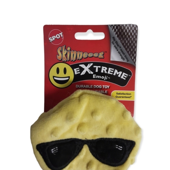 Emoji Dog Toy With Squeaker - Picture 2 of 5